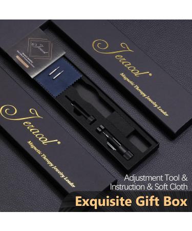 Jeracol Titanstahl Magnetic Arm Band for Women - 3500 Gauss Adjustable Bracelet with Gift Box | Stylish Magnetic Jewelry in Rose Gold - Buy Online on GoSupps.com