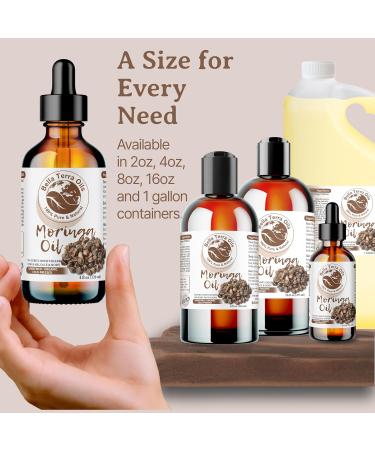 Buy Bella Terra Organic Moringa Oil 4oz - Pure Premium Vitamin A & C for Radiant Skin - Buy Online on GoSupps.com