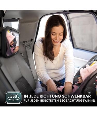 Car Mirror for Babies - Back Seat Safety Mirror | Best Child Rearview Mirror for Parents - Buy Online on GoSupps.com