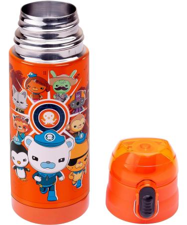 Octonauts Above & Beyond Orange Stainless Steel 13oz Insulated Water Bottle for Kids | Spill-Proof & Reusable - Travel & School Essential - Buy Online on GoSupps.com