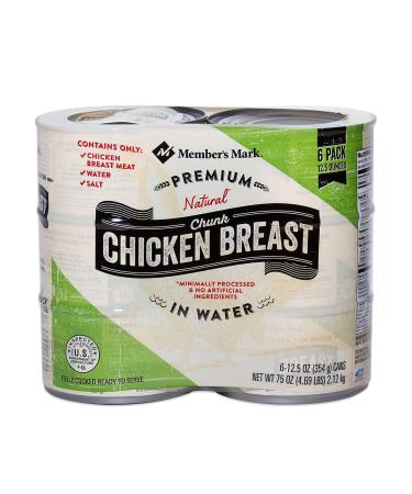 Concord Import Member S Mark Premium Chunk Chicken Breast (12.5 Oz, 6 Ct.) Wholesale, Cheap, Discount, Bulk (1 - Pack), 900103