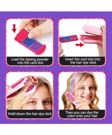Leryveo Hair Coloring Play Set for Hair Dye Sticks Set for | Play Hair Chalk Temporary Hair Coloring Set | Hair Makeup from - Buy Online on GoSupps.com