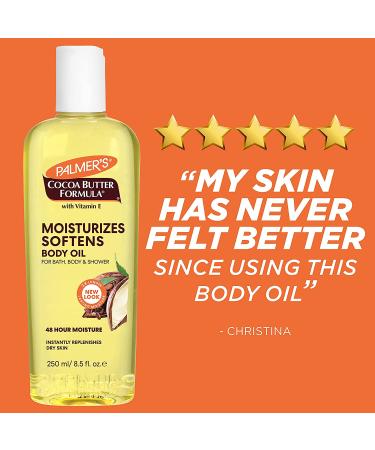 Palmer's Cocoa Butter Body Oil 8.5 fl oz | Moisturizing & Lightly Scented - Buy Online on GoSupps.com