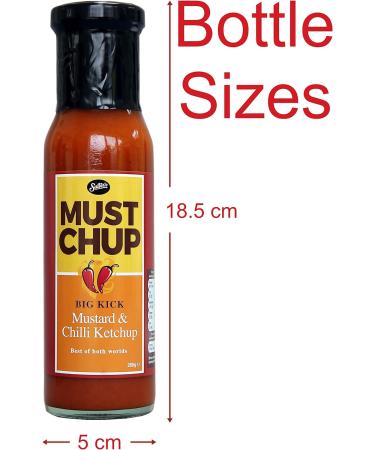 Must Chup Ketchup 6x Bottle Spicy Bundle 2x Kick - 2x Big Kick and 2x Bad Boy Kick - Buy Online on GoSupps.com