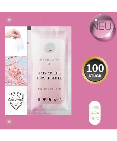 100 Individually Packaged Wet Wipes Perfect Hygiene Towels for Travel Sports Hotels & Catering | Direct from Manufacturer (CHERRY) - Buy Online on GoSupps.com