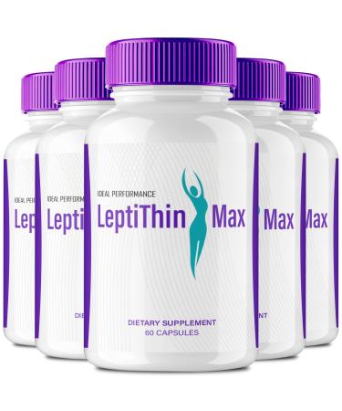 Leptithin Max Keto Capsules LeptithinMax Advanced Formula Supplement Pills - Maximum Strength Leptithin Max All Natural Keto Pills LeptithinMax Capsules Leptithin Max Pills Reviews (5 Pack)