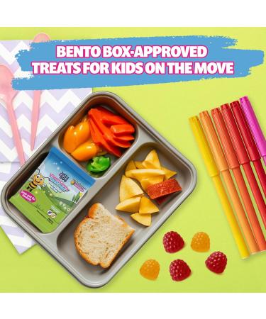 Kids Daily Multivitamin - Healthy Snacks For Kids No Sugar No Dyes Monk Fruit Sweetened Vegan Gluten-Free- 100% Daily Value of Vitamins C D3 Zinc 30 Travel Lunch Packs of Sugar Free Gummies - Buy Online on GoSupps.com