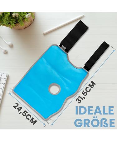 IceHOF Wrist Cooling Pad - Versatile Cold Warm Compress with Velcro Fasteners | High-Quality Cooling Gel for Joint Pain Relief & Comfort - Buy Online on GoSupps.com