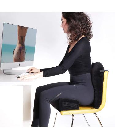 Dr. Approved Brazilian Butt Lift Pillow + Back Support Cushion Set for Post Surgery Recovery - Buy Online on GoSupps.com