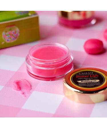 UNISAIF Bubble Gum Moisturizing Lip Balm - Organic Butter for Dark Lips | Hydrating and Brightening | Chemical Free for Kids and Boys 8g - Buy Online on GoSupps.com