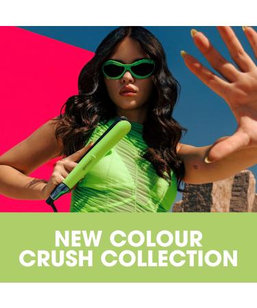 ghd Chronos - Hair Straighteners 3X Faster Styling in One Stroke for HD Results Lasting 24hrs 85% More Shine No Extreme Heat Damage UK Plug Cyber Lime - Buy Online on GoSupps.com