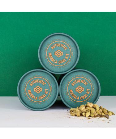 Cardamom Masala & Assam Tea Kit for 15 Cups | Authentic Masala Chai Blend - Buy Online on GoSupps.com