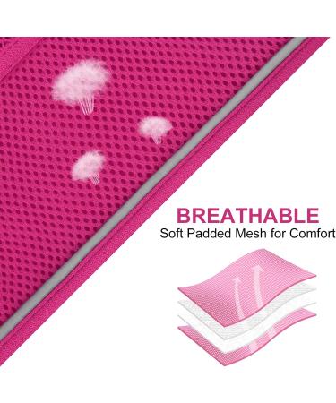 Joyal Reflective Soft Padded Dog Harness for Small Dogs | Air-Mesh Breast Dishes in Bright Pink | Perfect Fit for Puppies (S: 38-42cm) - Buy Online on GoSupps.com