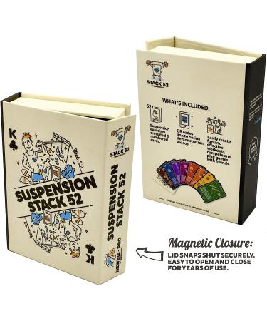 Stack 52 Suspension Exercise Cards - Bodyweight Resistance Workout Game - Video Instructions - Fun Home Fitness Program - Buy Online on GoSupps.com