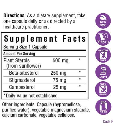 Bluebonnet Nutrition Plant Sterols 500 mg - 90 Vegan Capsules for Heart Health - Buy Online on GoSupps.com