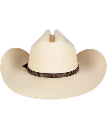 Western Style Pinch Front Straw Cowboy Hat - Canvas Sand (Large-X-Large) - Buy Online on GoSupps.com