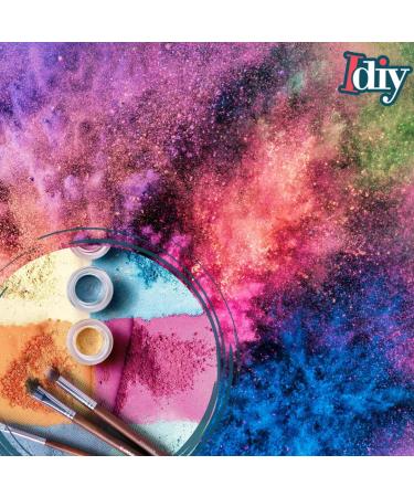 iDIY Pearl Pigment Powder Set - 12 Mica Colors - 6g per Bottle - Epoxy Resin Dye, Candle Making, Slime, Paintings - Arts and Crafts Gifts - Buy Online on GoSupps.com