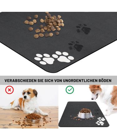 Non-Slip Dog & Cat Feeding Pad | Super Absorbent Quick-Drying Fodder Mat 60x40cm - Buy Online on GoSupps.com
