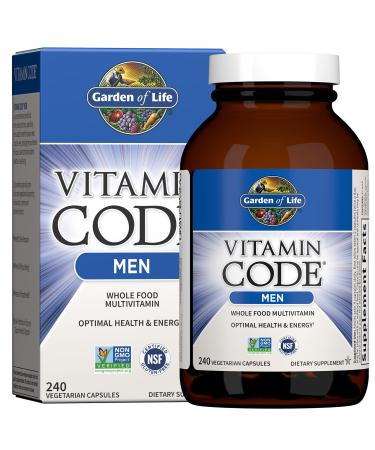 Garden of Life Vitamin Code Men 240 Vegetarian Capsules