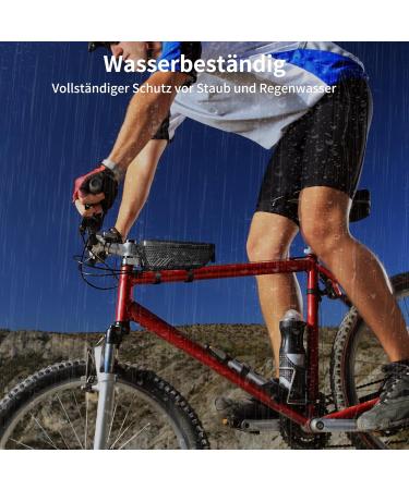 Buy Estralia Waterproof Bicycle Handlebar Bag with TPU Touchscreen | Front Frame Pocket for Cell Phones Up to 6.7 Inches | International Shipping Available - Buy Online on GoSupps.com