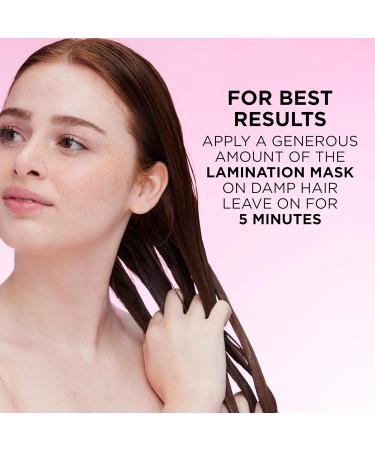 L'Oreal Paris Glossing Lamination Hair Mask with Glycolic Acid Hair Treatment for Lasting Shine and Smoothness for Dull Dry Hair EverPure 5.1 Fl Oz - Buy Online on GoSupps.com