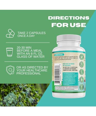 WHOLE WORLD WELLNESS Organic Sea Moss | Immune Support & Brain Health | Bladderwrack, Burdock Root & Bioperine | All Natural, Dairy Free, Gluten Free | 60 Capsules | Made in The USA. - Buy Online on GoSupps.com