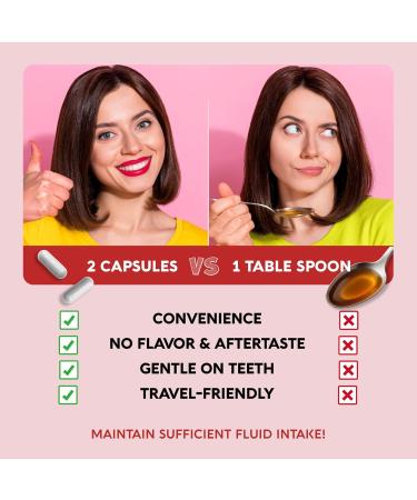 Apple Cider Vinegar Capsules - 15000 mg of Raw Apple Cider Vinegar Equivalent - 100% Natural Pure ACV - Energy Metabolism & Weight Loss Support - Made in USA Lab Tested - 120 Capsules 60-Day Supply - Buy Online on GoSupps.com