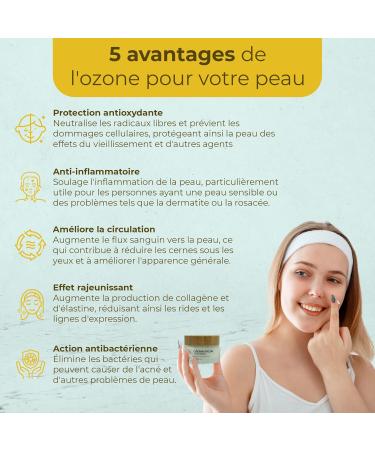 OZONO D'OR - Anti-blemish night cream for the face with organic ozone. 100% natural eliminates rosacea | Face moisturizer | Skincare certificate - Buy Online on GoSupps.com