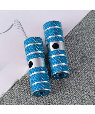 BESPORTBLE Black Aluminum Alloy Bike Pegs - Anti-Skid Lead Foot BMX Pegs for Mountain Bike, Blue (2 Pair) - Buy Online on GoSupps.com