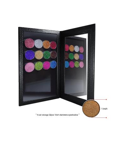 Allwon Magnetic Eyeshadow Palette with Shatterproof Mirror - Black - Buy Online on GoSupps.com