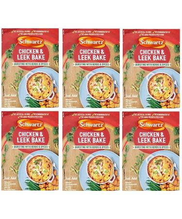 Schwartz Chicken & Leek Bake Seasoning Mix 35g Pack of 6