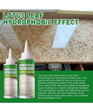 Nano Crystal Coating Agent for Tile & Furniture Marble Nano Crystal Plating Agent Stone Crystal Plating Agent Coating of Stone Nanocrystals Marble Stain Remover universal stone cleaner (2PC 160ML) 2PC 160ML - Buy Online on GoSupps.com