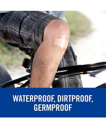 Nexcare Waterproof Clear Bandages for Knee and Elbow - 192 Count | Minimal Residue | Bath, Shower, and Pool Proof - Buy Online on GoSupps.com