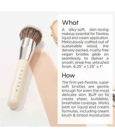 Haleys Skin Tint Set - Light/Medium Warm | Sheer Tinted Marula Oil & BB Moisturizer for Hydrating & Glowing Skin with Kabuki Brush - Buy Online on GoSupps.com