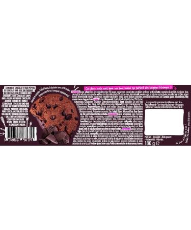 Michel et Augustin - Heart Cookies Fondant with Dark Chocolate and Chocolate Chips - Heart Cookies Fondant - 180g Set of 3 - Buy Online on GoSupps.com