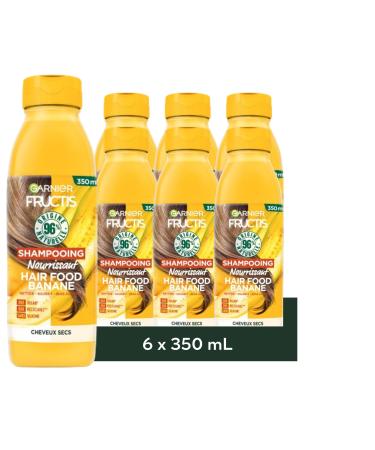 [SET OF 6] Fructis Hair Food Nourishing Vegan Banana Shampoo 350ml