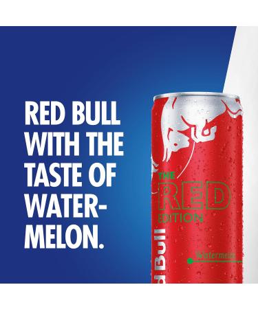 Red Bull Energy Drink Red Edition Watermelon. With Taurine B Vitamins & Caffeine. Flavoured Multipack 355 ml x12. - Buy Online on GoSupps.com
