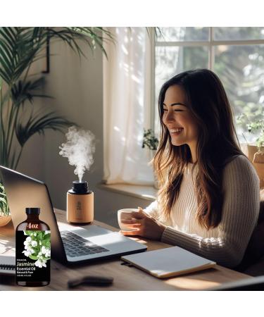Fresh Linen Essential Oil 8 Fl Oz and Jasmine Essential Oil 4 Fl Oz for Diffuser Humidifier Yoga Cleaning DIY Candle Soap Making Perfume Gift for Essential Oils - Buy Online on GoSupps.com