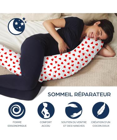 Niimo Positioning Pillow Pregnancy Pillow for Sleeping XXL Pregnant Women's Cushion Distinguished by Two Awards in 2022 - Buy Online on GoSupps.com