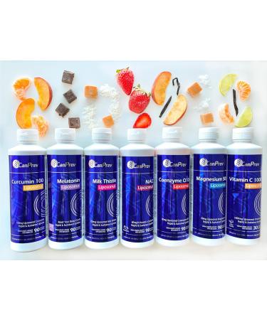 CanPrev - Melatonin Liposomal 225ml Liquid - Helps to Re-Set the Body's Sleep-Wake Cycle - Helps to Prevent and Reduce the Effects of Jet Lag - Nutty Chocolate Flavour - Buy Online on GoSupps.com