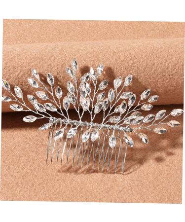 FRCOLOR Hair Comb Bridesmaid Hair Accessories Pearl Hair Accessories Flower Hair Clips for Women Hair Accessories for Women Pearl Tiara Women's Iron Rhinestones Rhinestone Hair - Buy Online on GoSupps.com