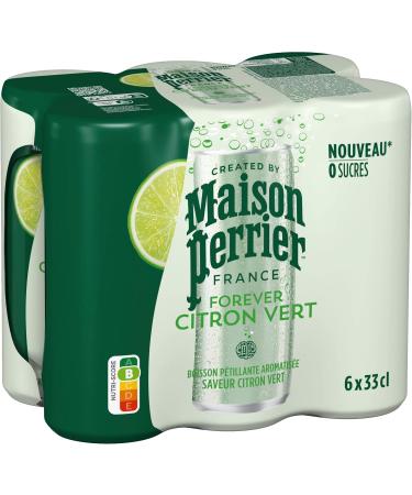MAISON PERRIER FOREVER Boisson Gazeuse Aromatis e Citron Vert - 4 packs de 6x33cl - Buy Online on GoSupps.com