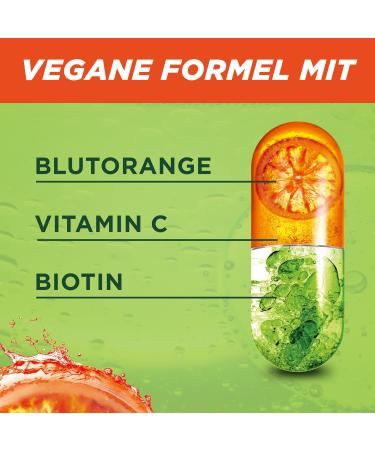 Garnier Strong Serum for Thin Hair & Scalp - Fight Hair Loss with Vitamin C & Blood Orange - Fructis Vitamins Power - 2 x 125 ml - Buy Online on GoSupps.com