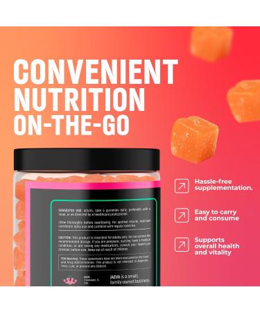 Jaeva Sugar Free Creatine Monohydrate Gummies 5g 5000mg for Men & Women Strawberry - 120 Count Pre Workout for Energy Boost for Building Muscle and Strength Vegan Non-GMO 3rd Party lab Tested - Buy Online on GoSupps.com