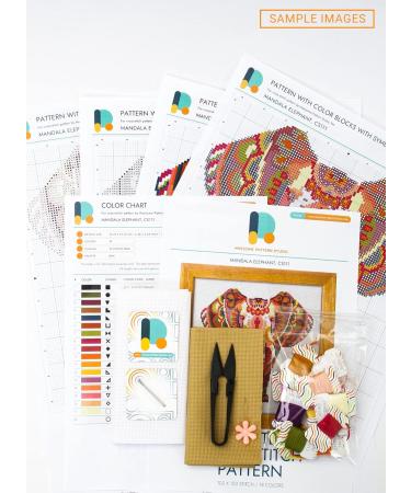 Utah Collection CS1852 Cross Stitch Kit #2 with Threads, Needles, AIDA Fabric, and Accessories - Buy Online on GoSupps.com