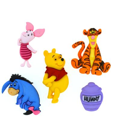 Dress It Up 7729 Disney Button Embellishments  Winnie The Pooh Small  Medium  Large