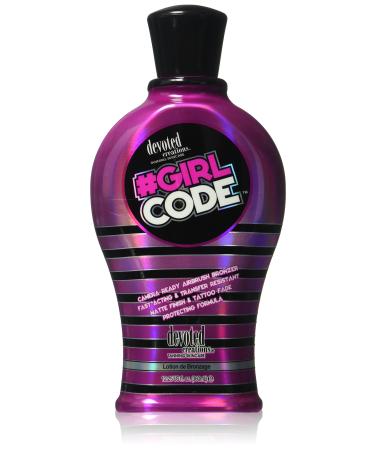 Devoted Creations Girl Code Airbrush Bronzer Lotion 12.25 Fluid Ounce