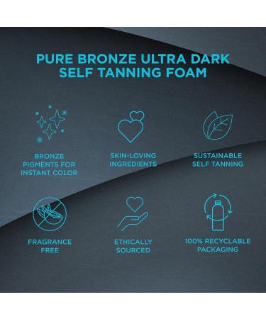 Bondi Sands Pure Bronze Ultra Dark Self Tan Foaming Water - 200mL - Buy Online on GoSupps.com