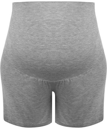 Amorbella Maternity Yoga Shorts - Women's Pregnancy Lounge Wear Pants (M Gray) - Buy Online on GoSupps.com
