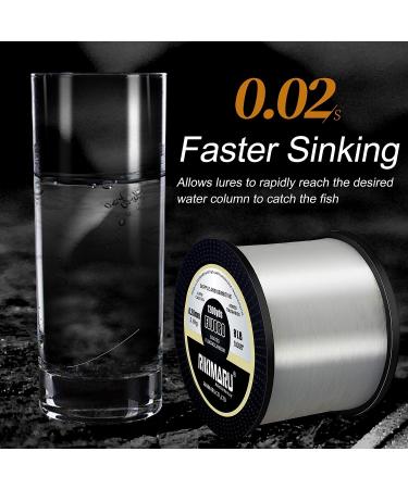 RIKIMARU 100% Soft Fluoro Fishing Line | Clear 8LB/0.26mm/300Yds - Buy Online on GoSupps.com